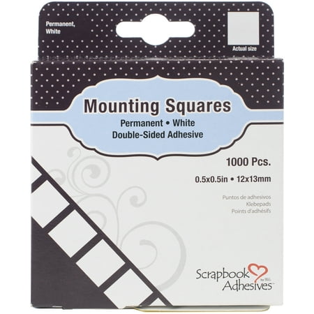 01608 3L SCRAPBK ADH MOUNTING SQUARES PERM 1000OC