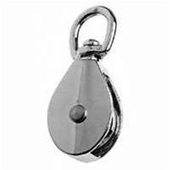 0173ZD-1-1-2 Single Swivel Rope Pulley Cast Iron - 1.5 In.
