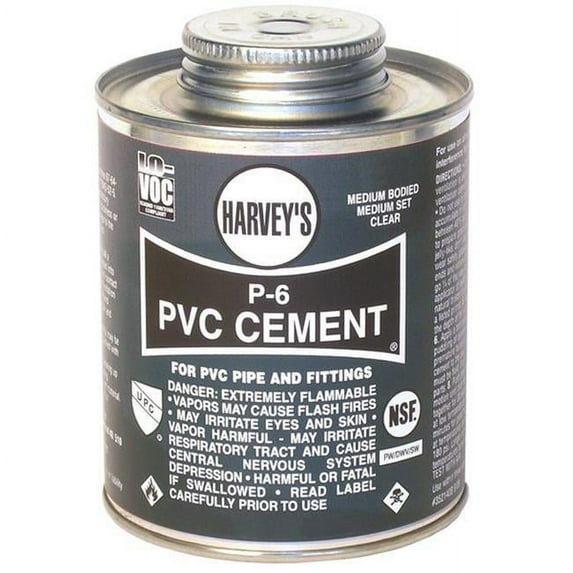 018150-24 Hv P-6 4Oz Lovoc Med Pvc Cement, William H Harvey Company, EACH, EA, L