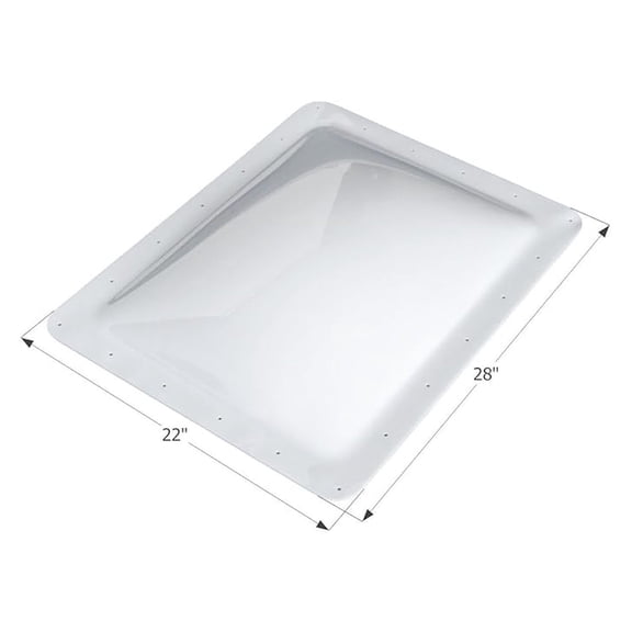 01853 RV Skylight SL1824-24" x 18" x 4", White