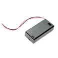 thumbnail image 1 of 01928 - BATTERY HOLDER AAX2 WITH SWITCH WIRE 15CM AND COVER PLASTIC BLK, 1 of 1
