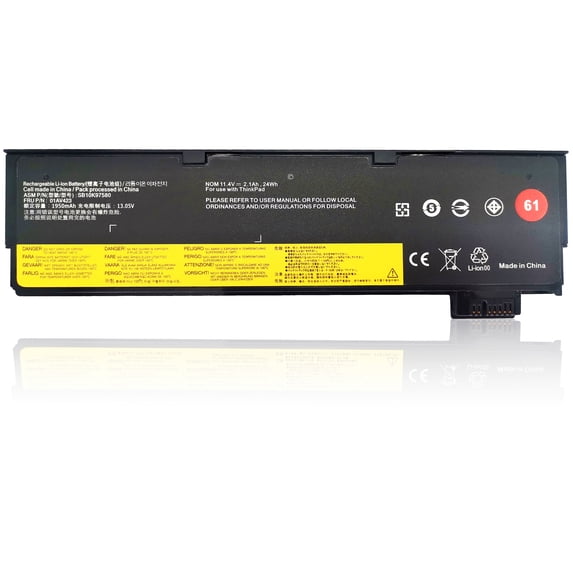 01AV423 T470 T480 T580 Laptop Battery for Lenovo Thinkpad T470 T480 A475 A485 T570 P51S P52S TP25 Series 01AV490 01AV422 01AV452 4X50M08812 01AV427 01AV424 01AV422 01AV425 SB10K97584 61 11.4V 24WH