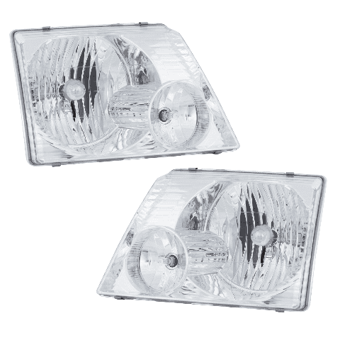 02-05 Ford Explorer (excludes Sport Trac & Sport) L & R Headlamp Assys (pair)