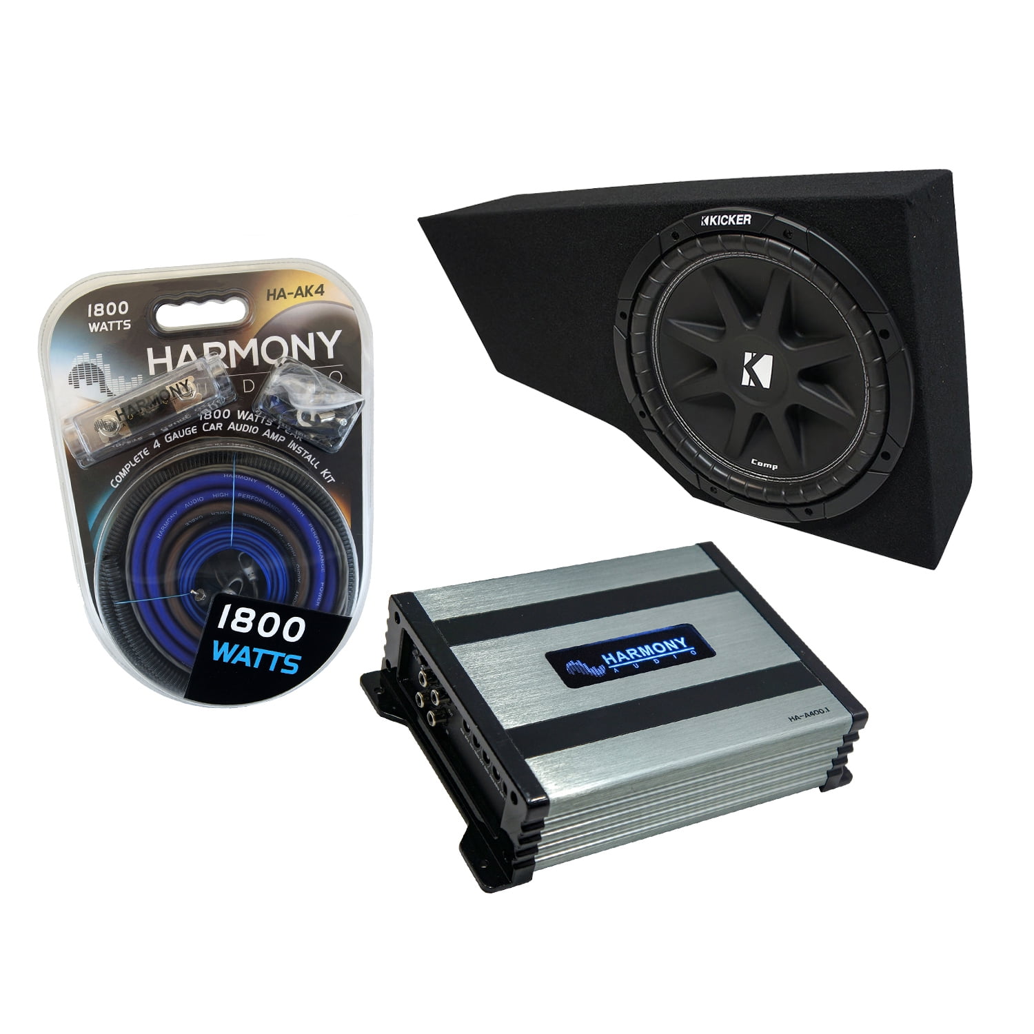 0209 Chevy Trailblazer Kicker Comp C12 Single 12 Custom Sub Box HA