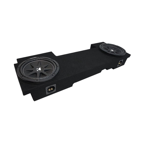 02-13 Chevy Avalanche Underseat Kicker Comp C12 Dual 12" Sub Box New Final 2 Ohm