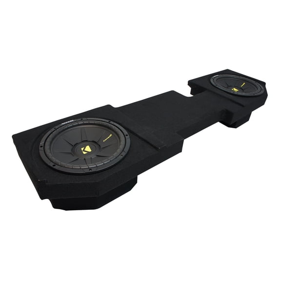 02-18 Dodge Ram Quad or Crew Truck Kicker CompC CWCS10 Dual 10 Sub Box Enclosure