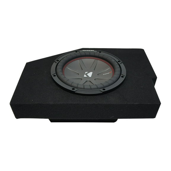 02-15 Fits Dodge Ram Quad / Crew Kicker CompR CWR10 Single 10" Sub Box 2 Ohm