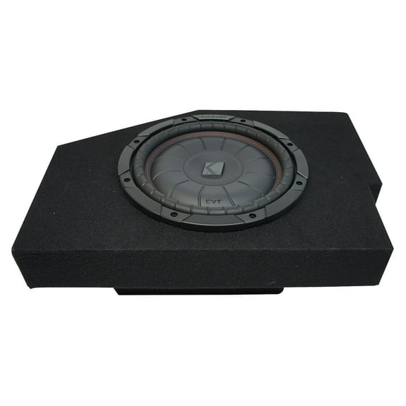 02-15 Fits Dodge Ram Quad / Crew Kicker CompVT CVT10 Single 10" Sub Box 2 Ohm