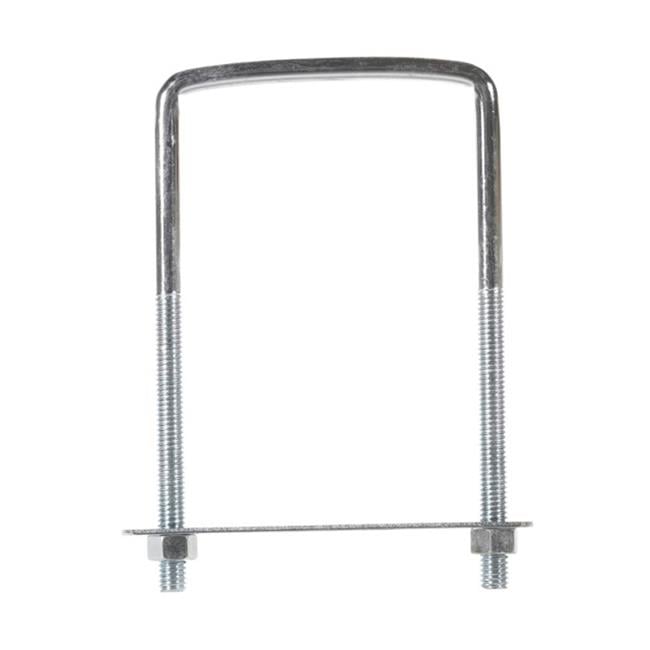 02-3453-625 Square Bend U-Bolt Zince  0.375 x 3.7 x 6 in. - pack of 5