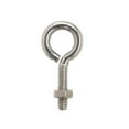 thumbnail image 1 of 02-3456-431 Bolt Eye Closed with Stainless Steel Hex Nut  0.187 x 1.25 in. - pack of 10, 1 of 1