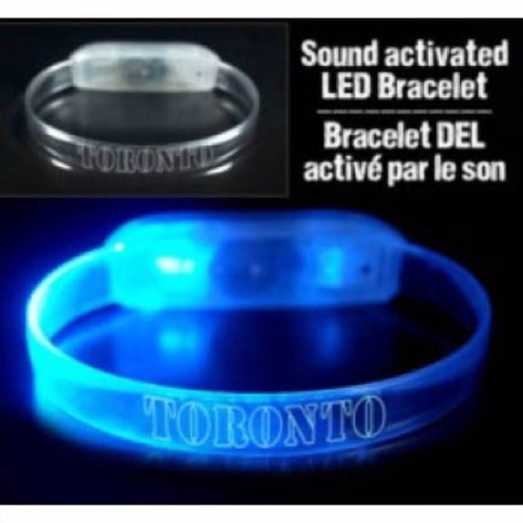 02003 - TORONTO SOUVENIR LED BRACELET SOUND ACTIVATED