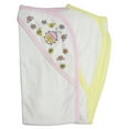 thumbnail image 1 of 021-Pink-021B-Yellow Infant Hooded Bath Towel, Pink - Pack of 2, 1 of 1