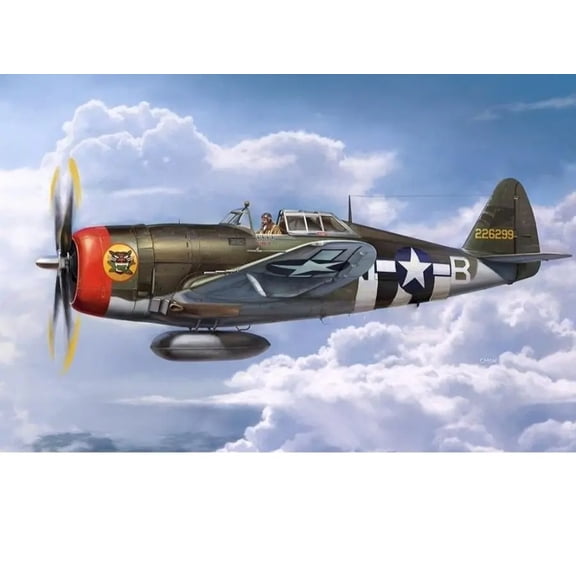 02427 1/24 Scale P-47D Thunderbolt Razorback Assembly Model Kit