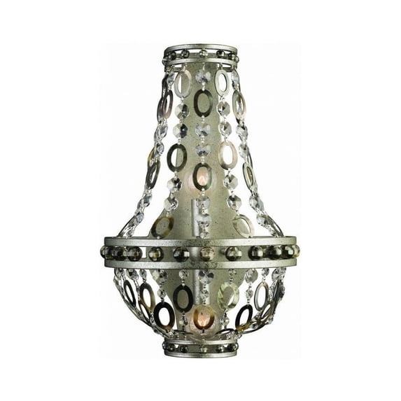 029921-042-Allegri Lighting-Lucia - Two Light Wall Sconce Vintage Silver Leaf Finish