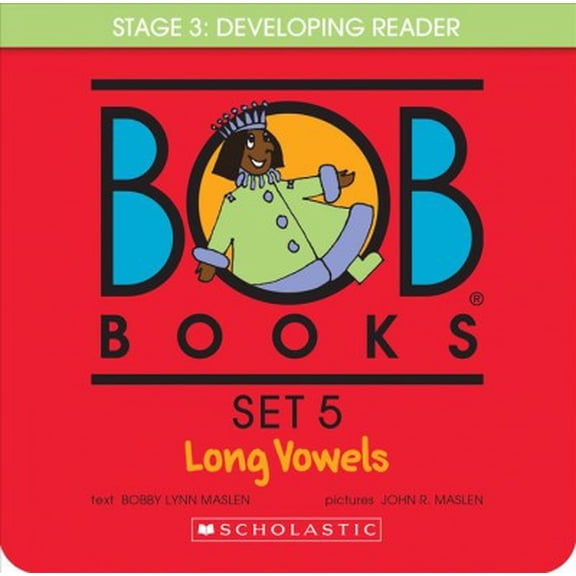 Pre-Owned Bob Books - Long Vowels Box Set Phonics, Ages 4 and Up, Kindergarten, First Grade (Stage 3: Developing Reader): 05 Paperback