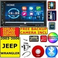 thumbnail image 1 of 03 04 05 06 JEEP WRANGLER BLUETOOTH USB SD AUX TOUCHSCREEN RADIO STEREO PACKAGE, 1 of 7