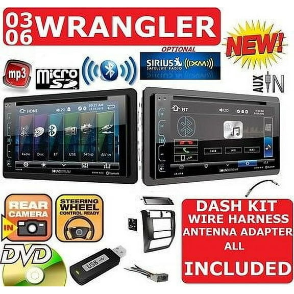 03 04 05 06 JEEP WRANGLER TJ BLUETOOTH BT CD DVD USB Radio Stereo