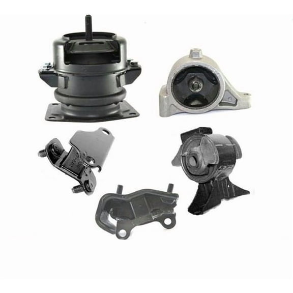 03-04 Fits Honda Pilot & 01-02 Acura MDX Engine and Transmission Mounts 5pc Kit