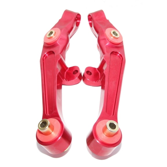 03-07 Infiniti G3 Front Lower Control Arm 2D only RED CNC Billet Upgrade bushing 03-07 Infiniti G3 Front Lower Control Arm 2D only RED CNC Billet Upgrade bushing
