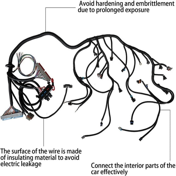 03-07 LS3 Engine Standalone Wire Harness Drive by wire 4L60E 4.8 5.3 6.0 DBW New