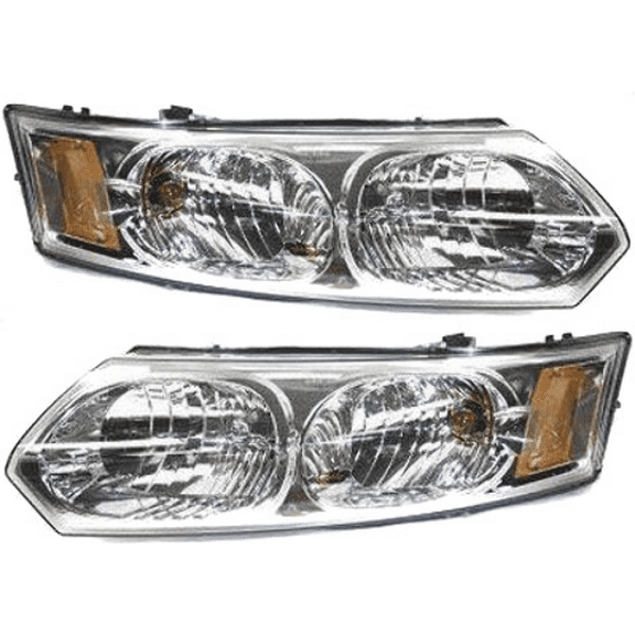 03-07 Saturn Ion Sedan (excludes coupe) Left & Right Headlamp Assemblies - pair