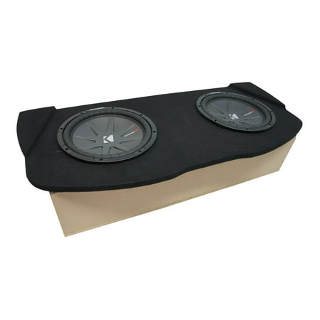 03-08 Fits Nissan 350Z Coupe Hatch Kicker CompR CWR10 Dual 10" Sub Box 2 Ohm