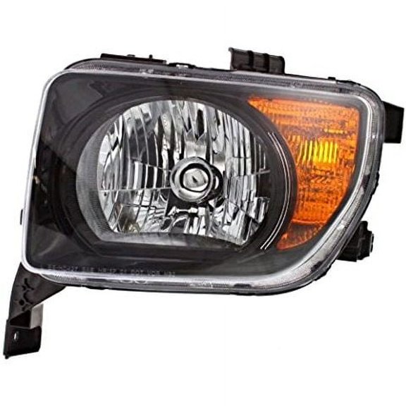 03-08 Ho Element (except SC) Left Driver Headlamp Unit w/dark bezel