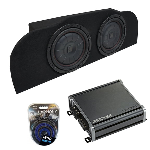 03-15 Fits Infiniti G35 Kicker CompVT CVT10 Subwoofer Dual 10" Sub Box CXA800.1