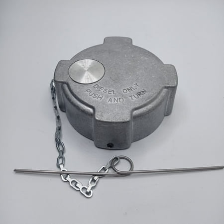 03-37017-00 Diesel Fuel Cap Non-Locking Non-Vented 1/4 Turn & Chain Replacement New