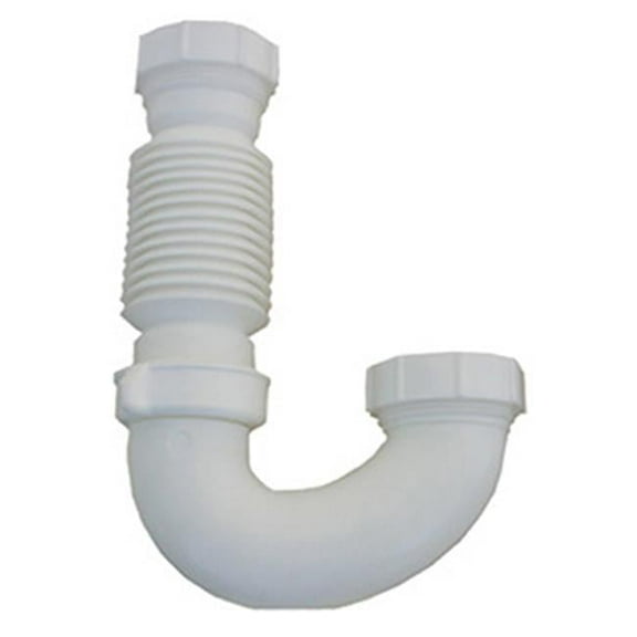03-4225 1.5 in. White Flexible J Bend
