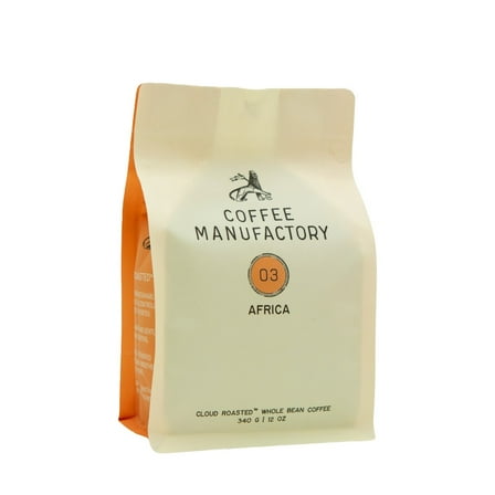03 AFRICA - Roasted by Coffee Manufactory - Whole Bean Coffee - 12 Ounce Bag