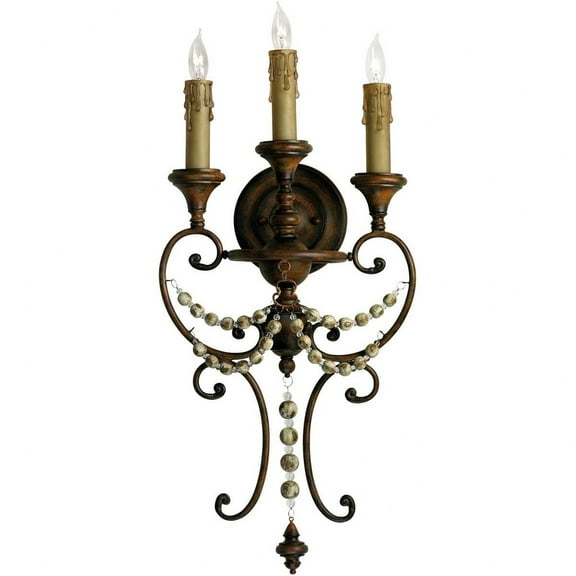 Cyan lighting - Meriel - Three Light Wall Bracket - 13 Inches Wide by 26.25