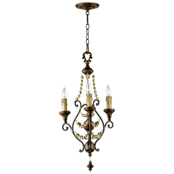 03010-Cyan lighting-Meriel - Three Light Chandelier - 16 Inches Wide by 30.5 Inches High