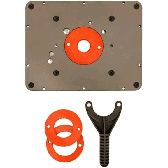 03110 Mast-R-Plate Stainless Steel Router Mounting Plate for 9-1/4 x 11-3/4 Inch Table Tops Precision Woodworking Tool for Router Tables and Accessories$$Tools & Hardware Other
