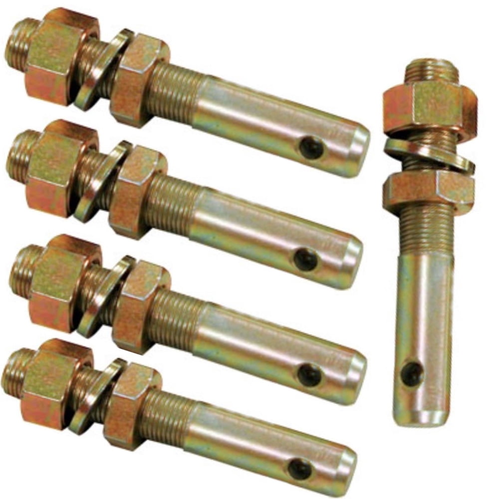 Threaded Lifting Pin Qty 5: Adjustable Lift Arm Pin (Cat. 0) Fits Farmex Replaces 03137 ...