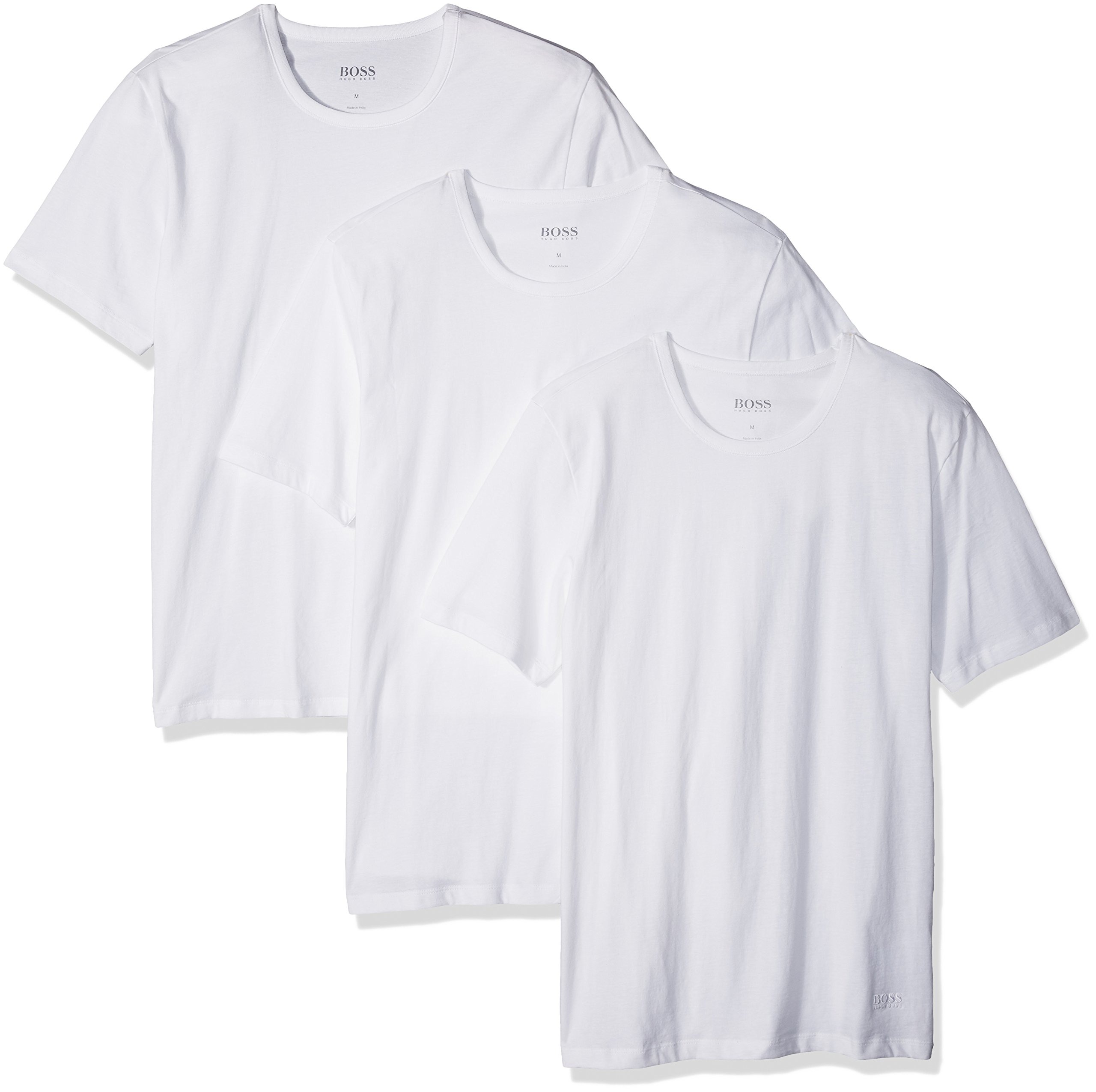 0325385 Essential 100 Cotton Crew Neck T Shirts 3 Pack Walmart