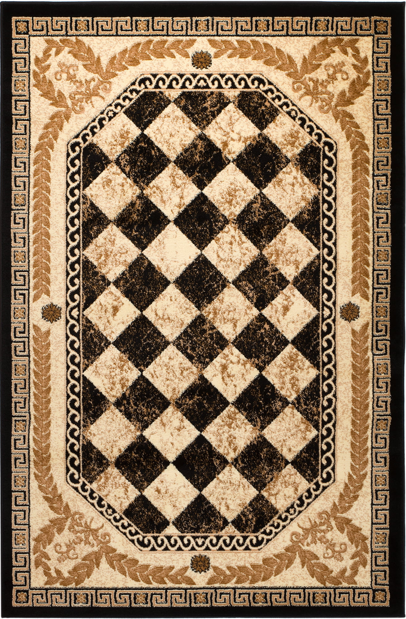 89.5×197 “Black Diamond” ViNTAGE RUG Amazon.com: Dash and Albert Kali Area Rug - 9' x 12' Black