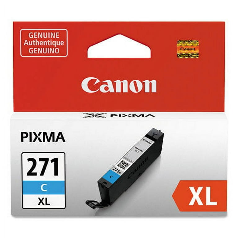 0337C001 (CLI-271XL) High-Yield Ink, Cyan 0337C001 (CLI-271XL) High-Yield Ink, Cyan