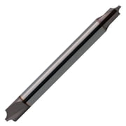 .035" Radius 2 Flute Double End Carbide Corner Rounding End Mill TiCN Coated, .055"Pilot, 1/8" Shank, 2" OAL