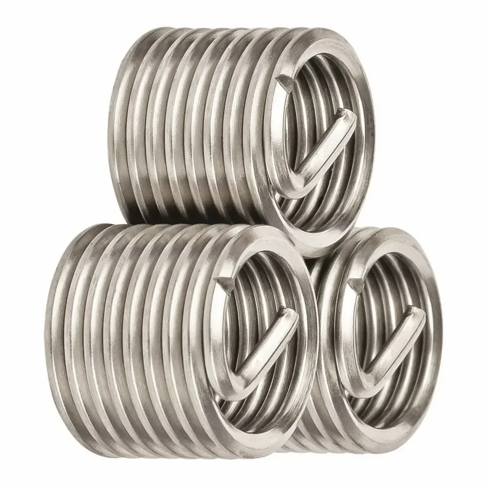 Helical Thread INSERTS SIZE: 6-32 x 3D (100 PK) Stainless Steel