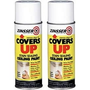 03688 Covers Up Stain Sealing Ceiling Paint, White (Тwo Рack)