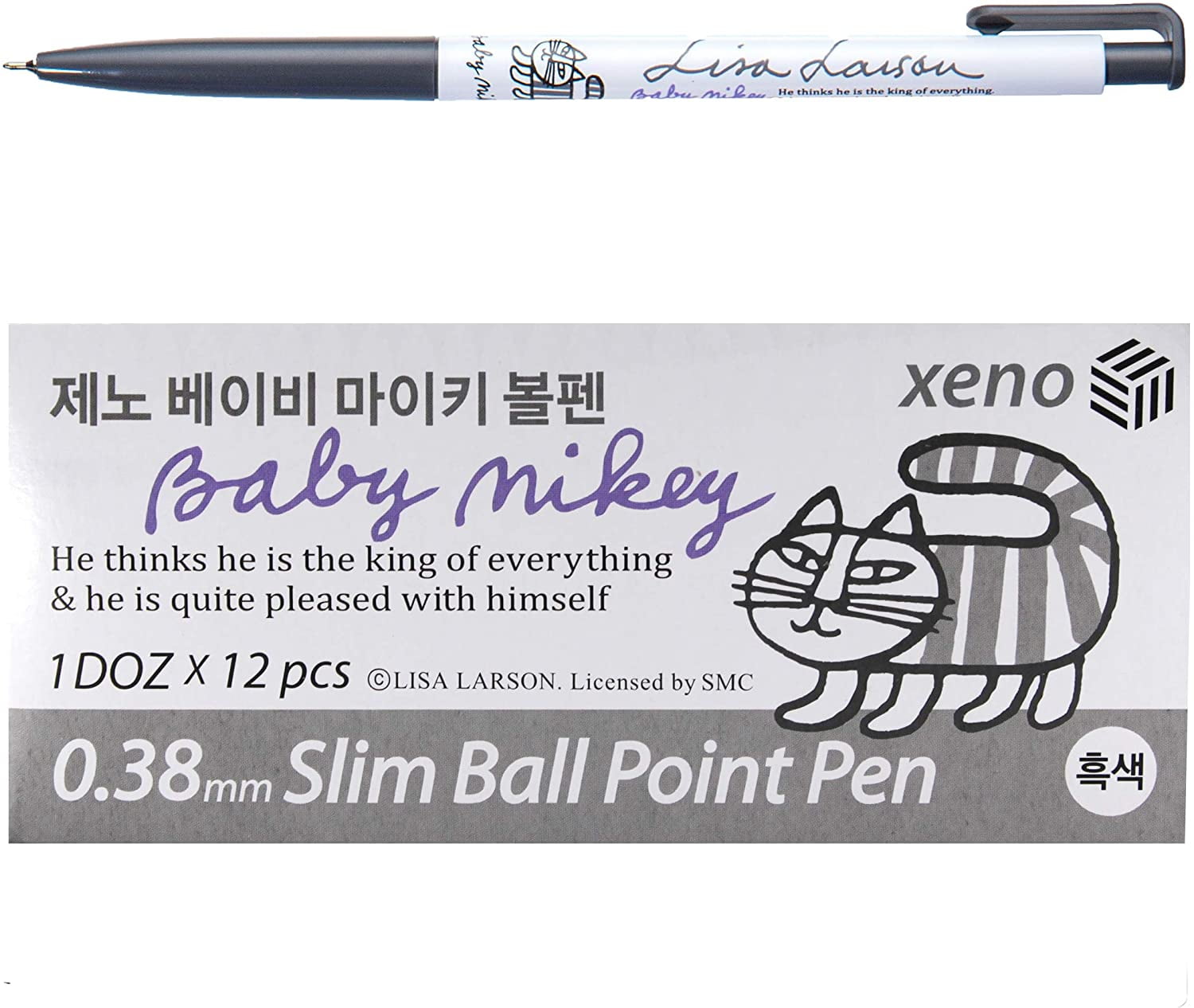 038mm Slim Ballpoint Pen Shinzi Monpeluche to Baby Mikey