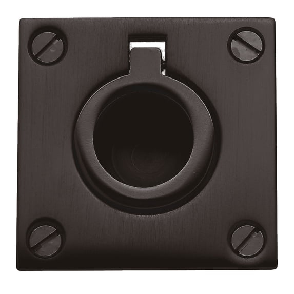 0393.112 1-5/8" x 1-5/8" Flush Ring Pull - Venetian Bronze