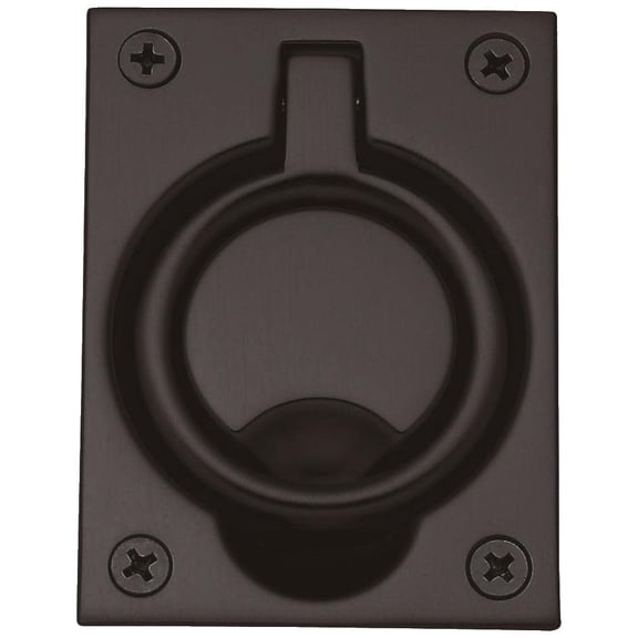 0395.112 2-1/2" x 3-3/10" Flush Ring Pull - Venetian Bronze