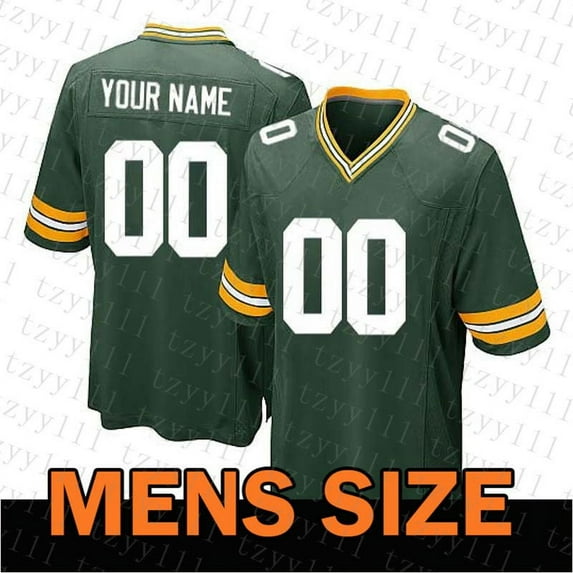 03I Jerseys de football Green Bay'''packers''Men 12 Aaron Rodgers 55 Za'darius Smith 69 David Bakhtiari 92 Reggie White 10 Jersey d'amour