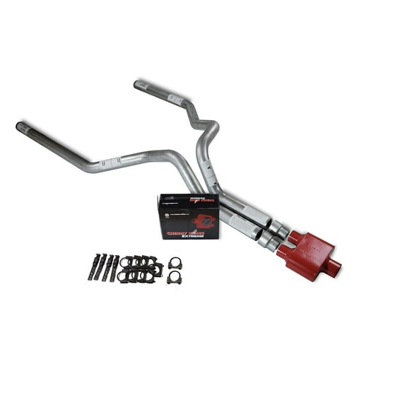 04-08 Dodge Ram 1500 3" Dual Exhaust Kit Cherry Bomb Extreme
