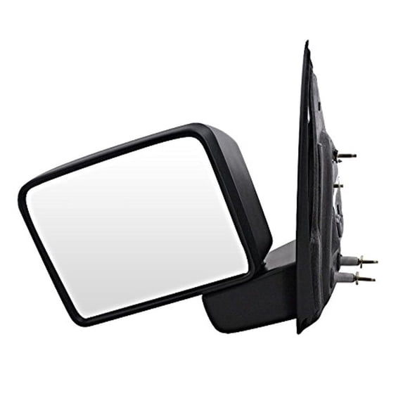 04-08 FD F150 Pickup Left Driver Mirror Assembly Manual Textured Black