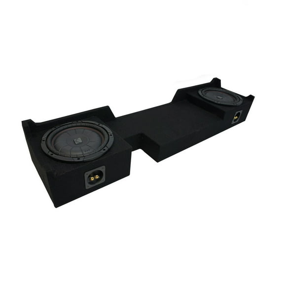 04-08 Ford F-150 Ext Super Cab Truck Kicker CompVT CVT10 Dual 10 Sub Box 2 Ohm