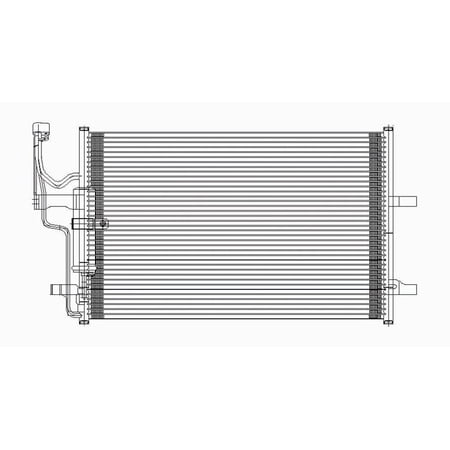 04-09 Mazda MZ-3/06-10 MZ MZ-5 w/ R/D A/C Condenser Fits 1994 Audi Cabriolet