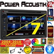 04-10 CHEVY PONTIAC SATURN TOUCHSCREEN BLUETOOTH USB CD/DVD/AUX/MP3 STEREO PKG